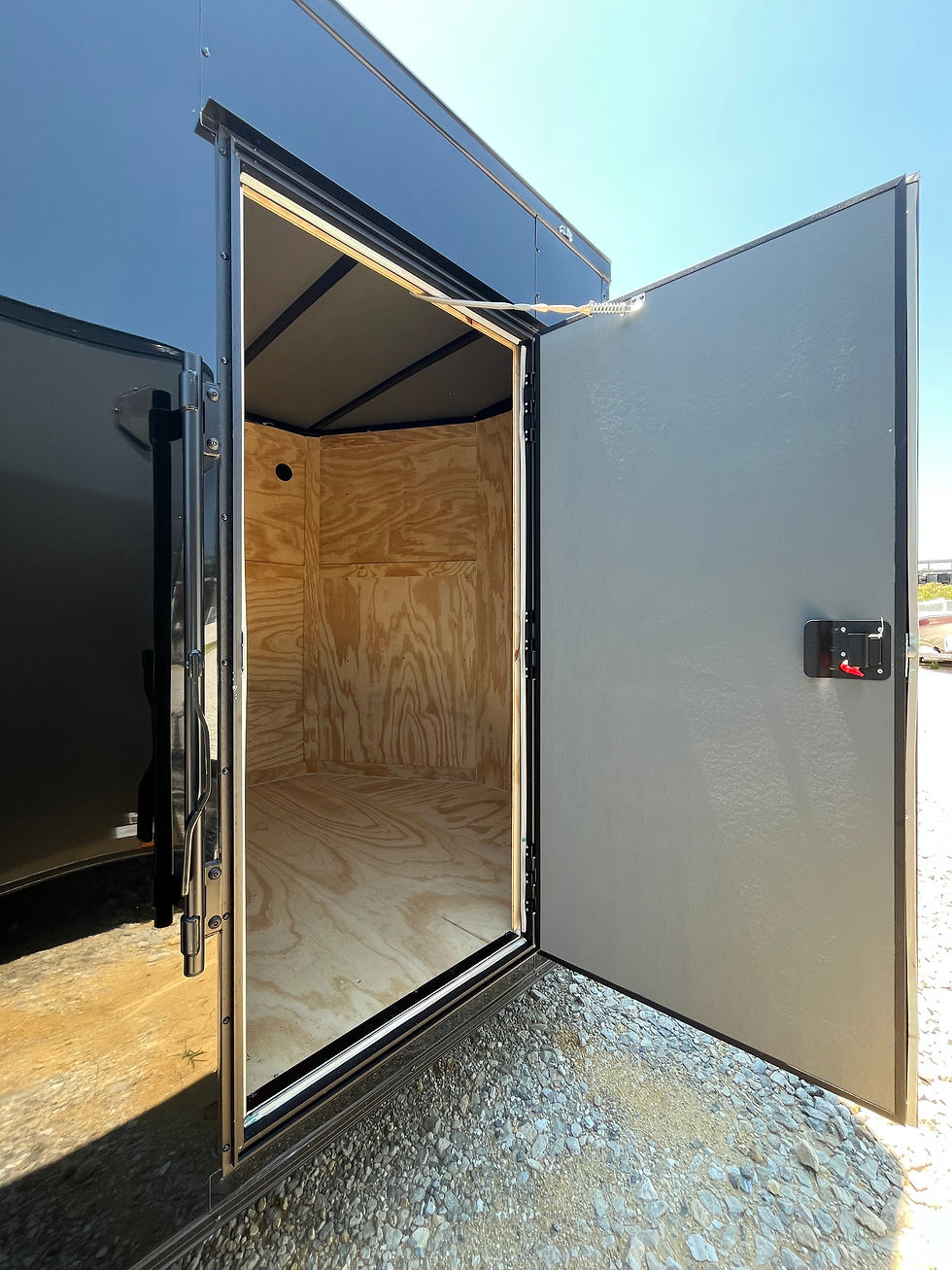 Thumbnail: 2026 Crew 7x14 Cargo, Blackout, Spoiler, 7' Interior, .080 Polycor, 7k GVWR