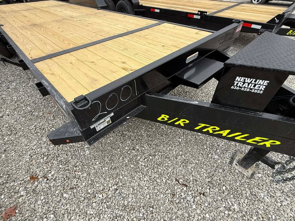 Thumbnail: 2026 B/R 82x24 Car Hauler, Stand Up Ramps, Tool Box, Winch Plate, 16k GVWR