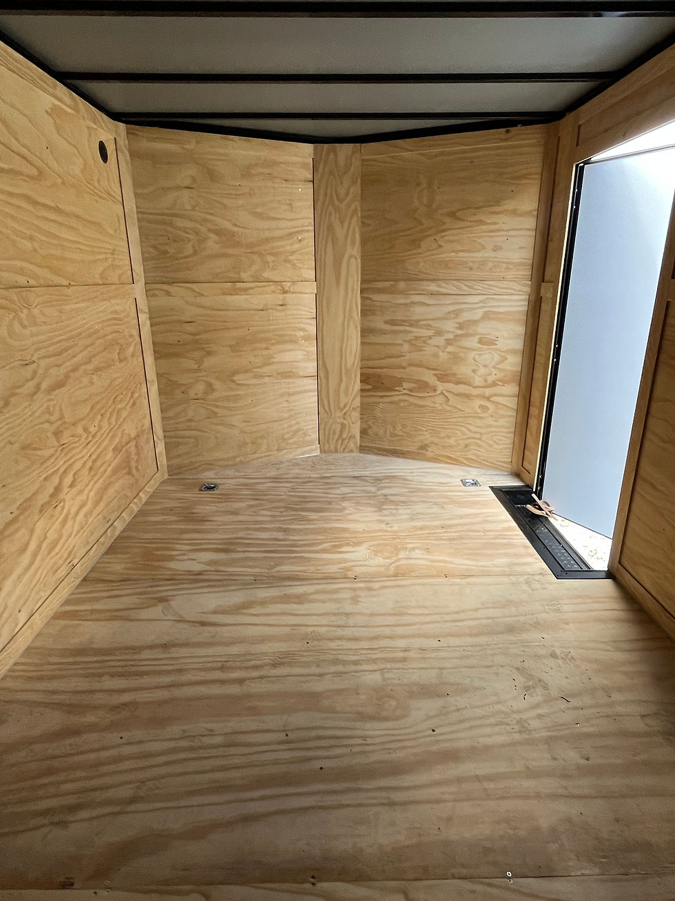 Thumbnail: 2026 Yellowstone 8.5x24 Cargo, White/Black, 7' Interior, .080 Polycor, 10k GVWR