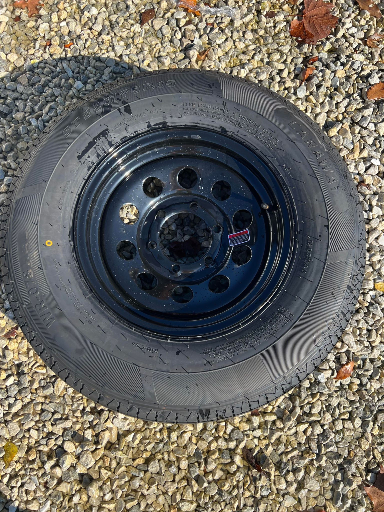 2024 New Black 6 Lug Kenda Radial Tires