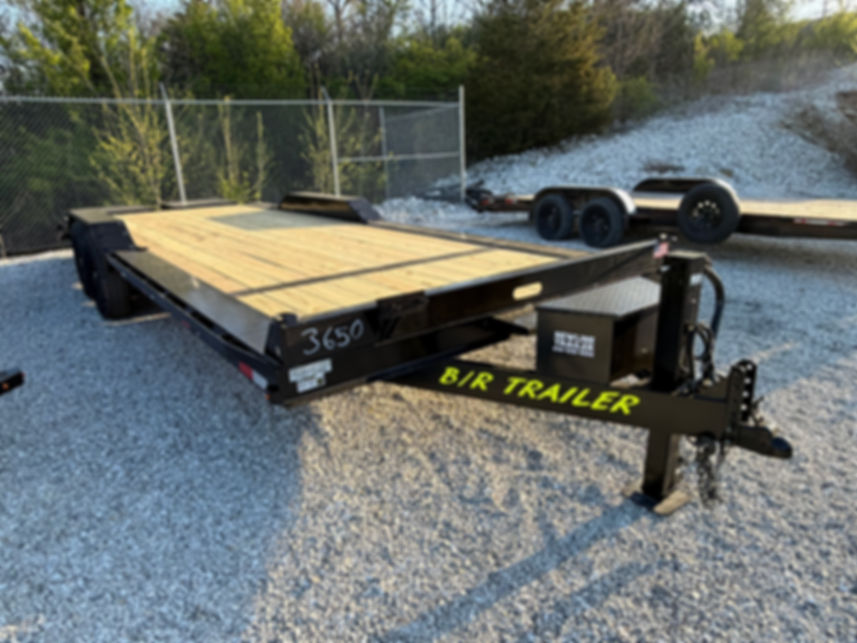 2026 B/R Trailer 102x24, Drive Over Fenders, Mega Ramps, Tool Box, 14k GVWR