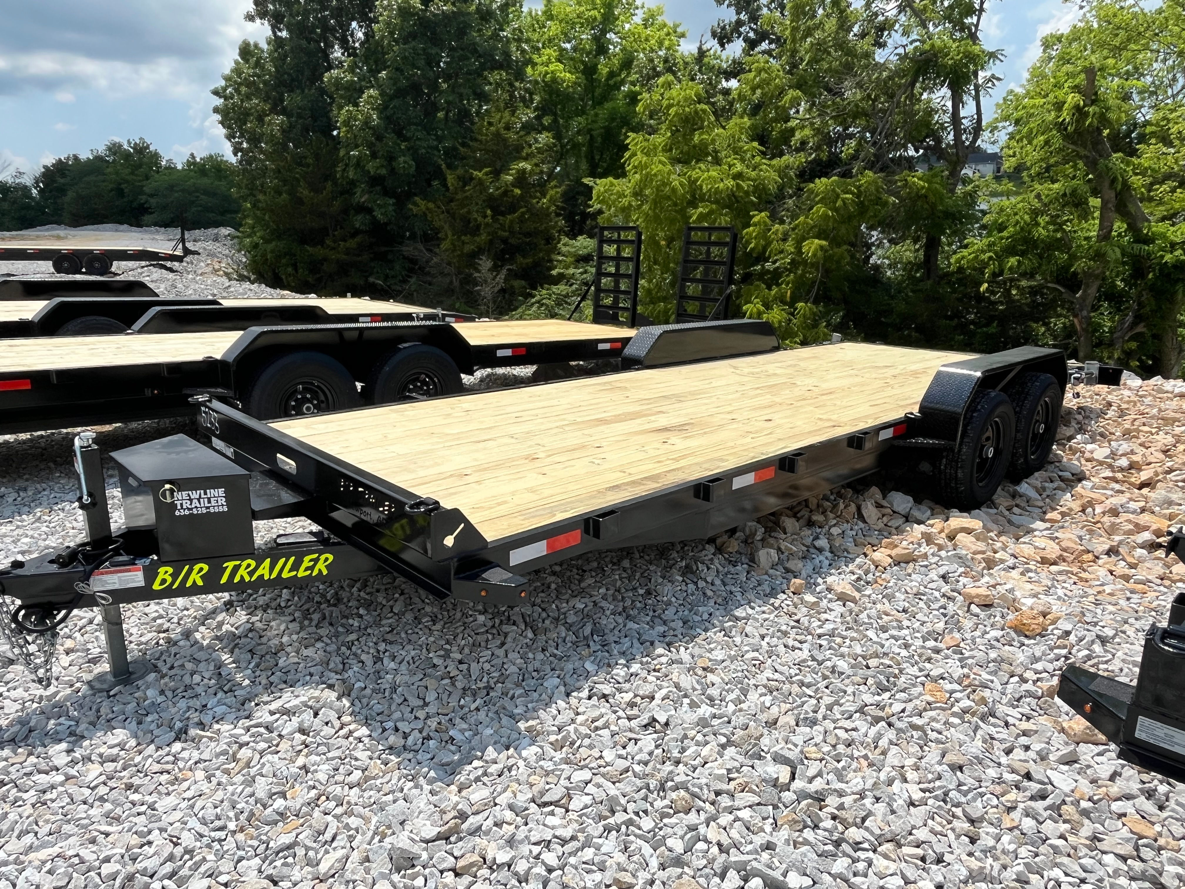 2026 B/R 82x22 Car Hauler, Slide In Ramps, Tool Box, Winch Plate, 10k GVWR
