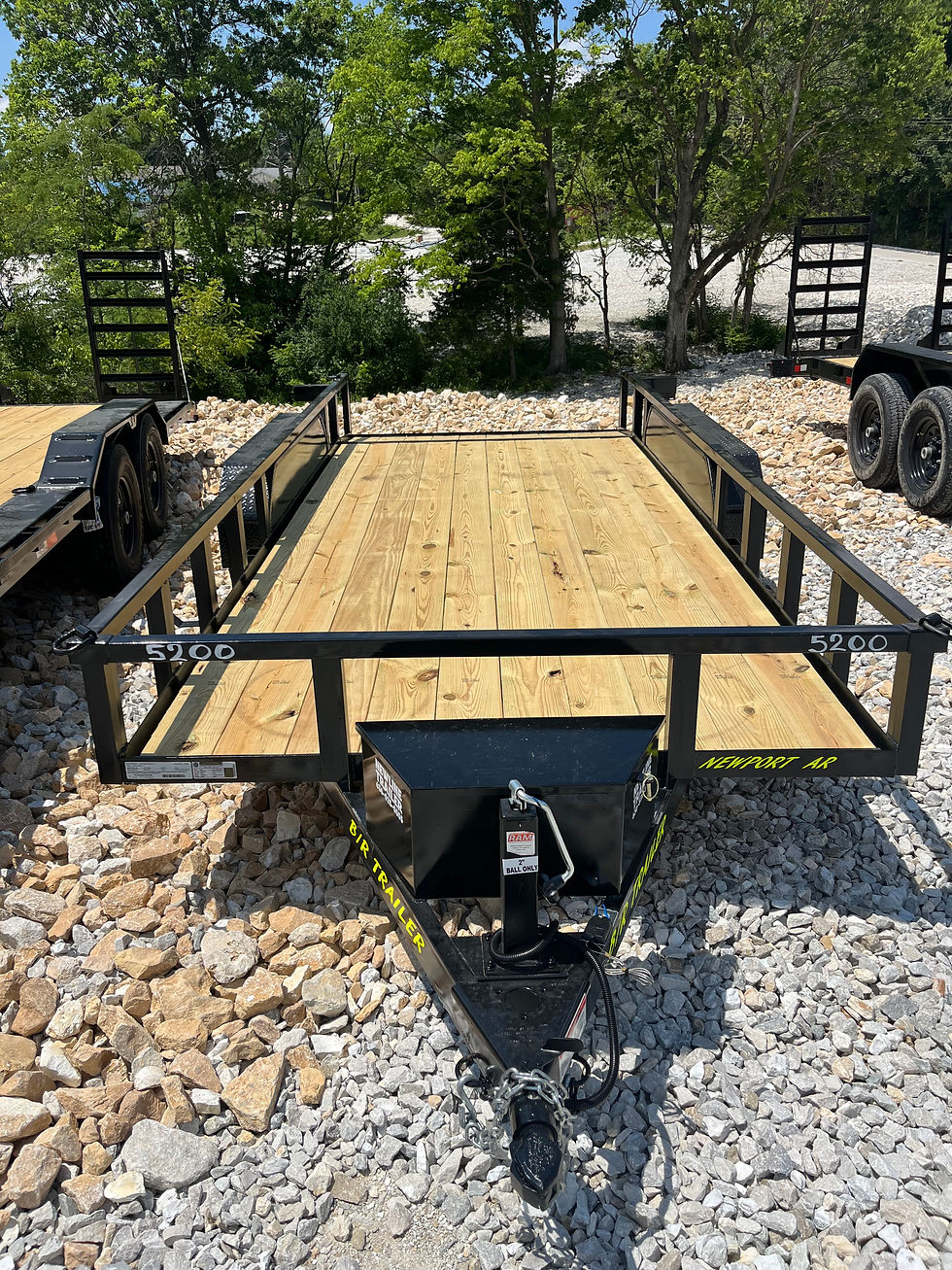 Thumbnail: 2026 B/R 76x16 Utility, 2' Dovetail, Slide In Ramps, Tool Box, 7k GVWR