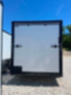 Thumbnail: 2026 Crew Cargo Trailer 7x14, White/Black, 7' Interior, 7k GVWR