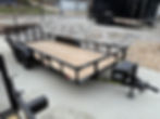 Thumbnail: 2026 B/R Utility Trailer 76x16, 3' Gate, Tool Box, Tube Steel Top Rail, 7k GVWR