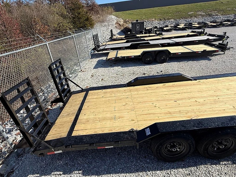 Thumbnail: 2026 B/R 102x24 Car Hauler Trailer, Drive Over Fenders, Stand Up Ramps, 14k GVWR