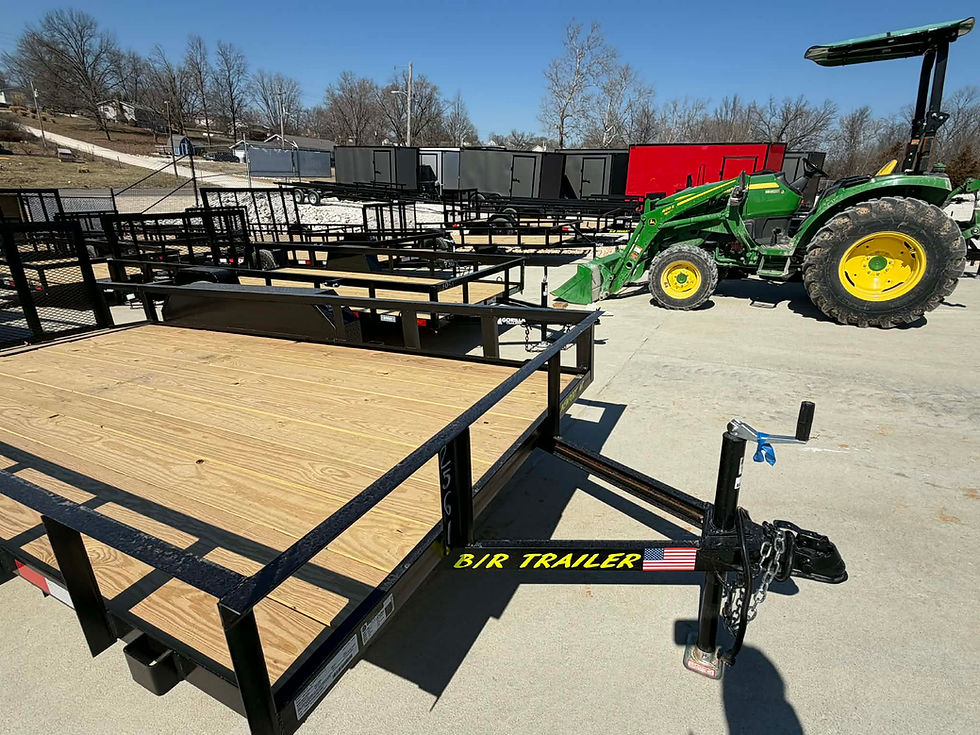 Thumbnail: 2026 B/R 76x14 ECO Utility, Dovetail, 3' Gate, No Brakes, 7k GVWR