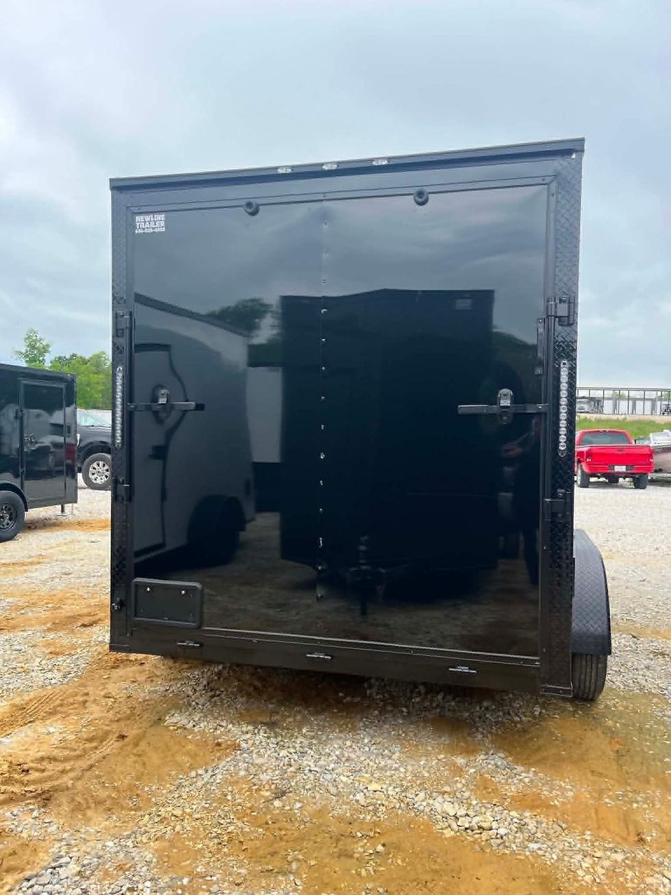 Thumbnail: 2026 Crew 7x12 Cargo Trailer, Blackout, 7' Interior, .080 Polycor, 7k GVWR
