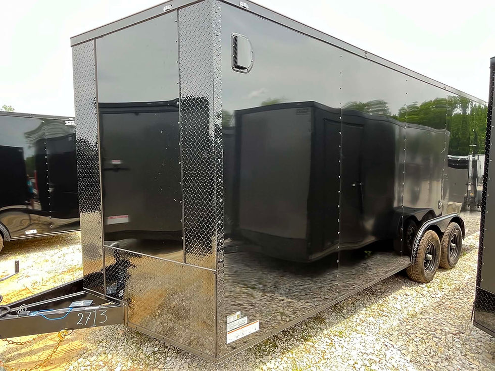 Thumbnail: 2026 Crew 8.5x20 Cargo, Blackout, 7' Interior, .080 Polycor, 10k GVWR