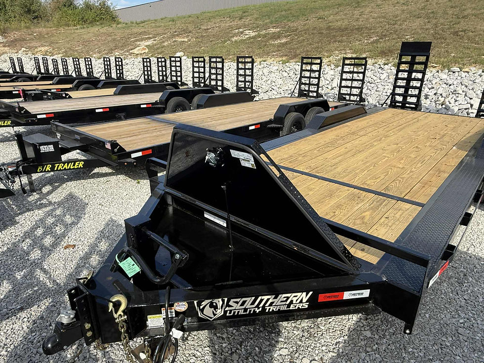 Thumbnail: 2026 SUT Equipment Trailer 102x22, Stand Up Ramps, 8" iBeam, 12k Jack, Pro-Grade