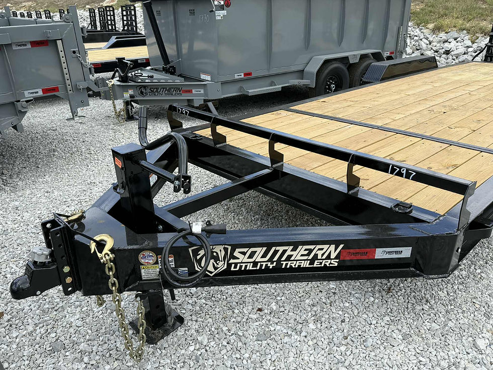 Thumbnail: 2026 SUT Equipment Trailer 84x22, Stand Up Ramps, 8" iBeam, 12k Jack, Pro-Grade