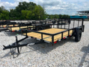 2026 Gorilla 84x12 Utility, Dovetail, 3' Spring Loaded Gate, 3500 GVWR