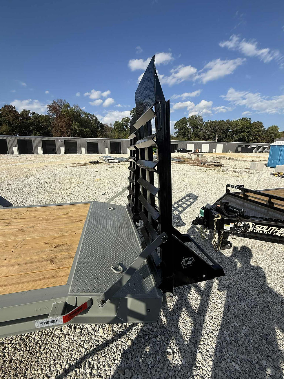 Thumbnail: 2026 SUT 84x24 Equipment, Stand Up Ramps, Steel Dovetail, 14k GVWR