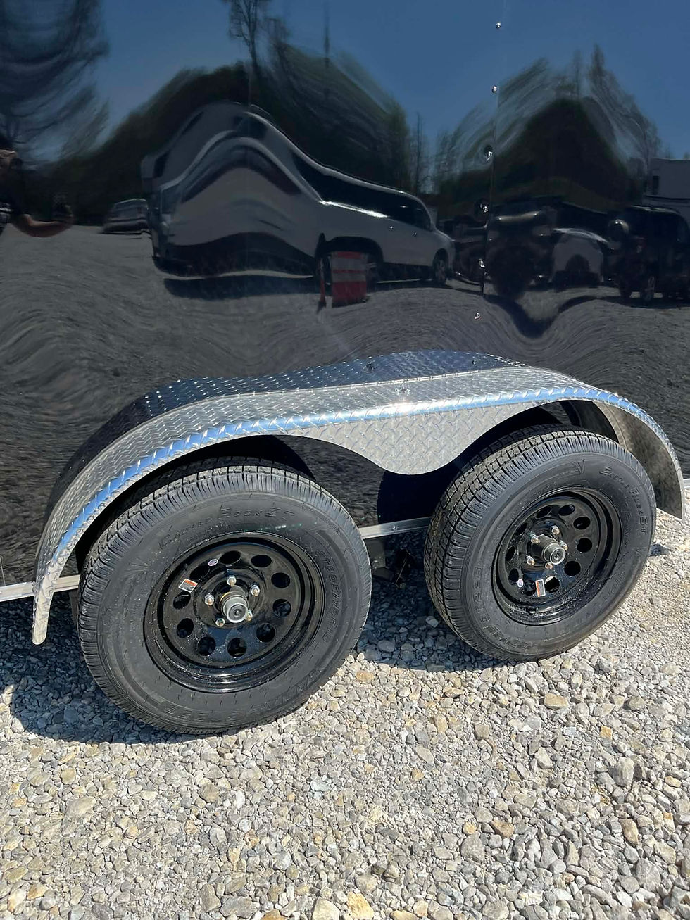 Thumbnail: 2026 Yellowstone 6x12 Black Cargo Trailer, Polycor .080, 7' Interior, 7k GVWR