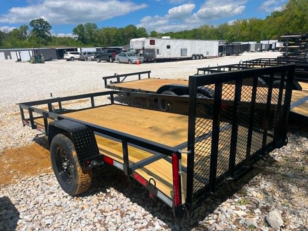Thumbnail: 2026 Gorilla 76x12 Utility, Dovetail, 3' Spring Loaded Gate, 3500 GVWR
