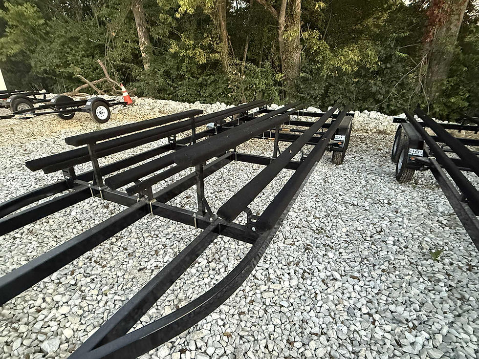 Thumbnail: 2026 Haul Rite 22-26' Tritoon/Pontoon Trailer w/ Load Guides, No Brakes