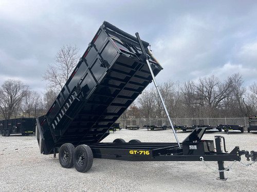 L.G.B. griffin ロングスリーブ　サイズ2 2026 Griffin Dump Trailer 7x16, 4' Sides, Telescope Hoist, Tarp