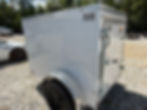 Thumbnail: 2026 Yellowstone 4x6 Cargo, White/Chrome, 4' Interior, .080 Polycor, 3500 GVWR