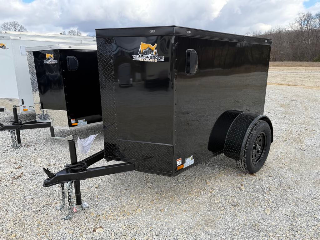 2026 Yellowstone Blackout 4x6, 4' Interior, PolyCor .080 Sides, Rear Door