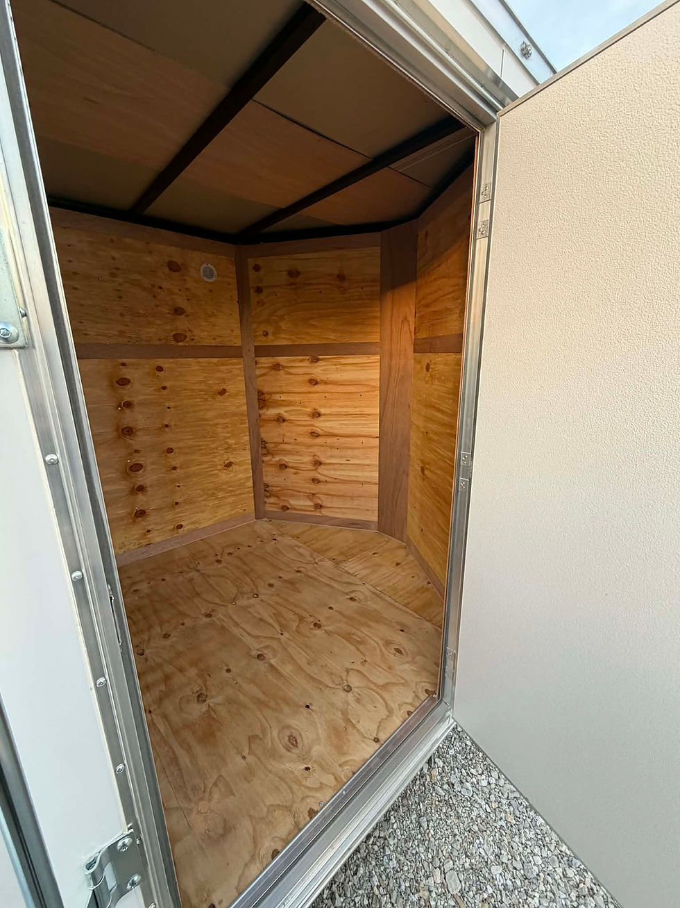 Thumbnail: 2026 Yellowstone 6x12 Cargo, White/Chrome, 6'3" Interior, .080 Polycor, 7k GVWR