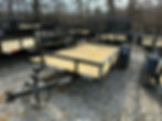 Thumbnail: 2026 Gorilla Utility Trailer 76x10, 3' Gate, Powder Coated Paint, Dexter Axle