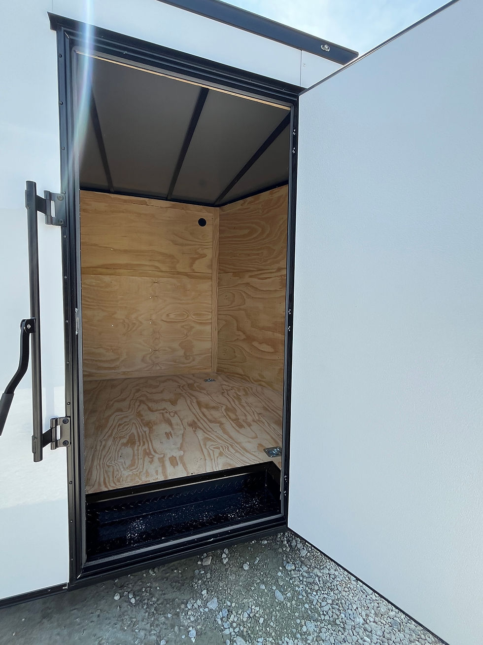 Thumbnail: 2026 Yellowstone 8.5x20 Cargo, White/Black, Spoiler, 7' Interior, 10k GVWR