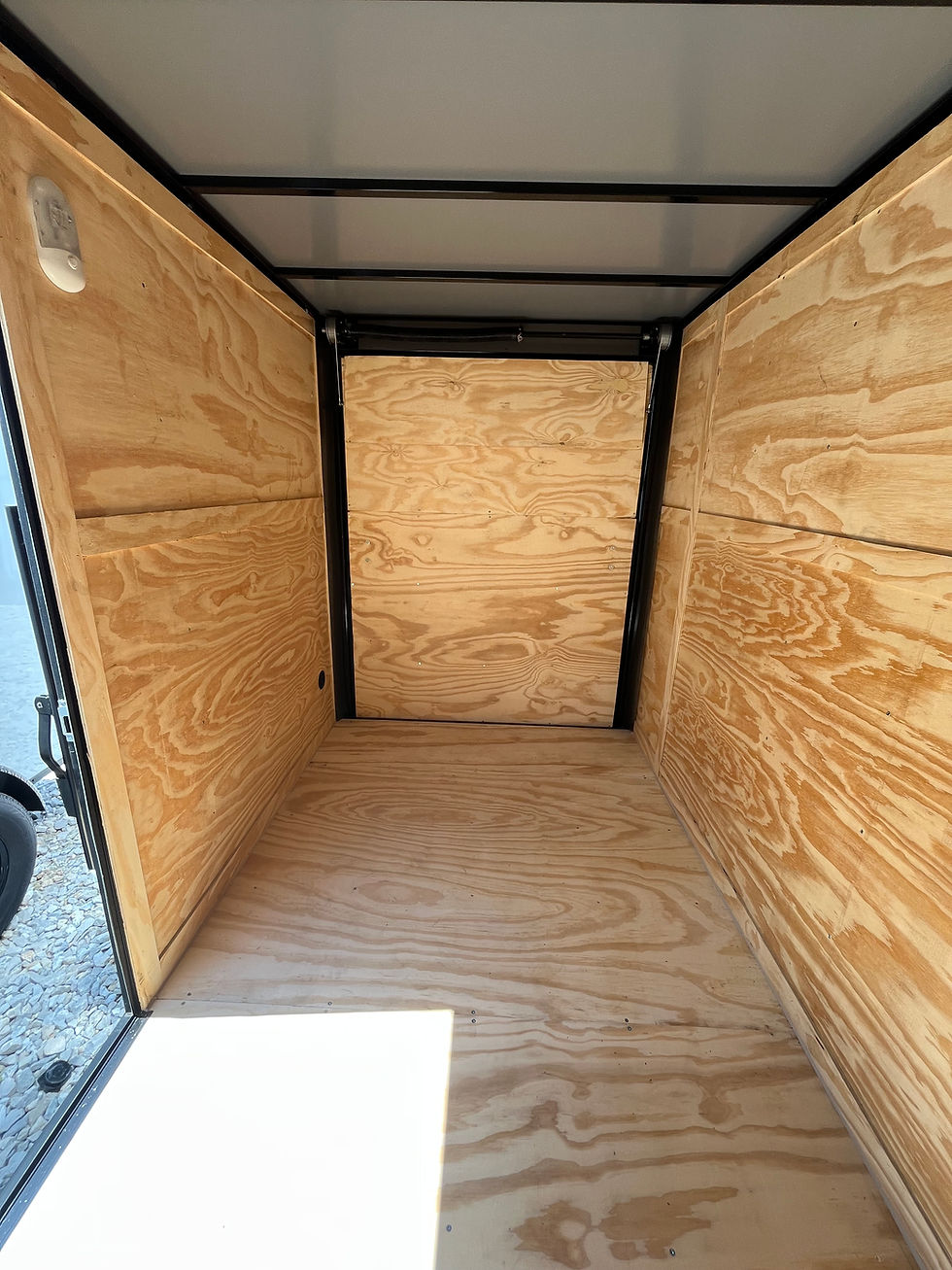 Thumbnail: 2026 Yellowstone 6x10 Cargo, Charcoal/Black, 7'Interior, .080 Polycor, 3500 GVWR