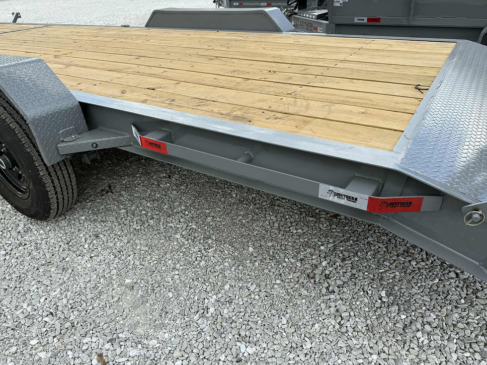 Thumbnail: 2026 SUT Equipment Trailer 84x24, Stand Up Ramps, 8" iBeam, 12k Jack, Pro-Grade