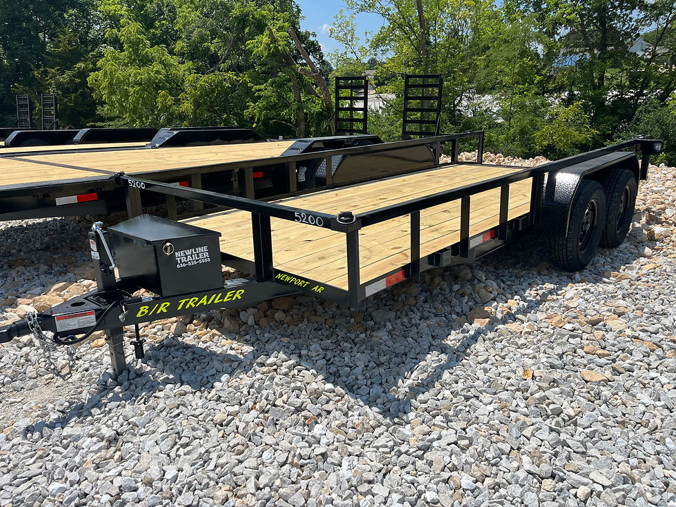 Thumbnail: 2026 B/R 76x16 Utility, 2' Dovetail, Slide In Ramps, Tool Box, 7k GVWR