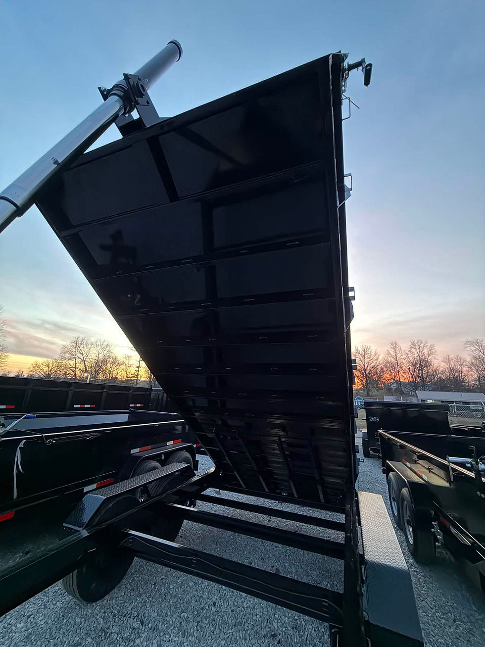 Thumbnail: 2026 SUT EXTREME Dump Trailer 7x16, 2' Sides, 8" iBeam, 7ga Floor, Tarp, Ramps