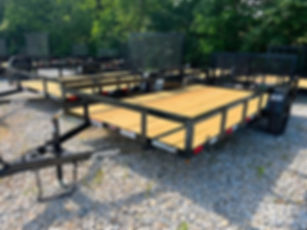 2026 Gorilla 76x14 Utility, Dovetail, 3' Spring Loaded Gate, 3500 GVWR