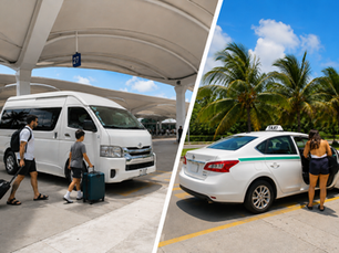 Transporte privado vs taxi en Cancún: ¿Cuál conviene para tu viaje?
