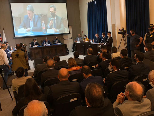 Ministro da Infraestrutura participa da 1ª audiência pública sobre a desestatização do Porto de Sant