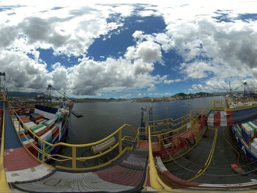 Porto de Santos ganha portal com vídeos em imersão 360°