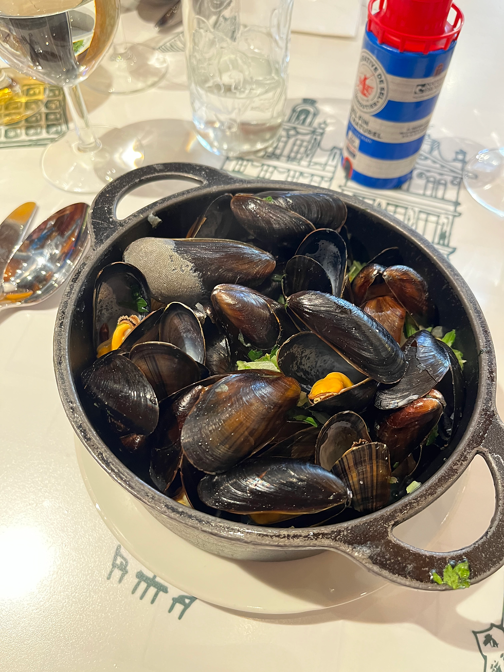 Mussels at Chez Léon
