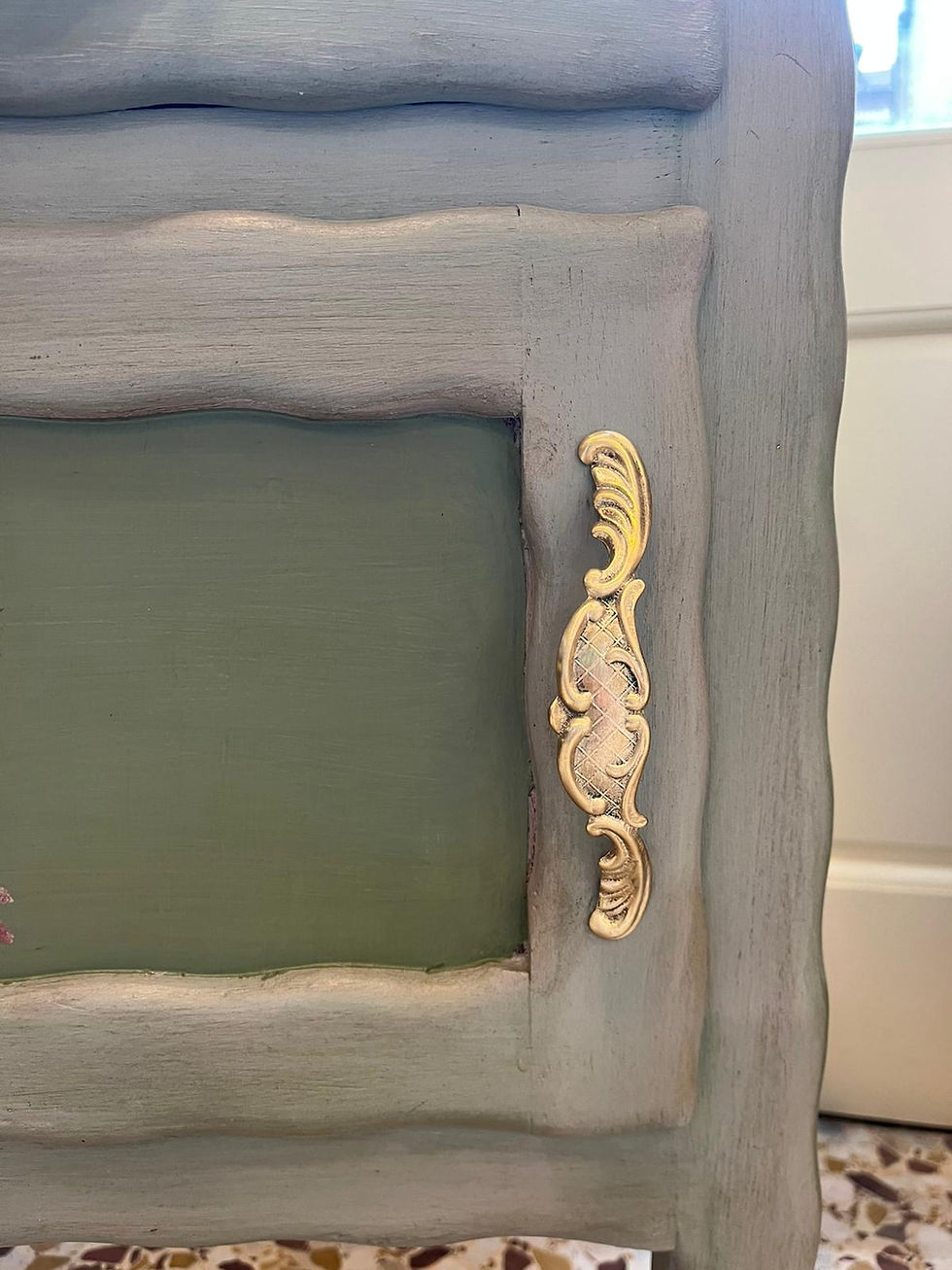 Miniatura: Comodino verde