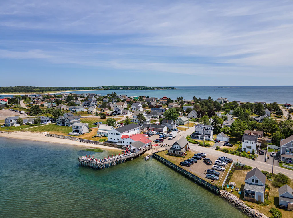 Summerwinds Estate is unique Maine ocean front rental property