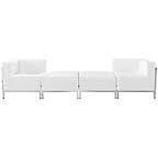 White 4 Piece Sectional