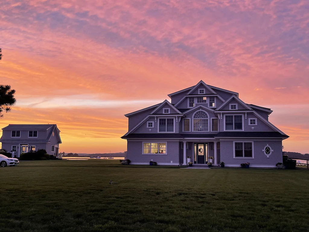 Summerwinds Estate is unique Maine ocean front rental property