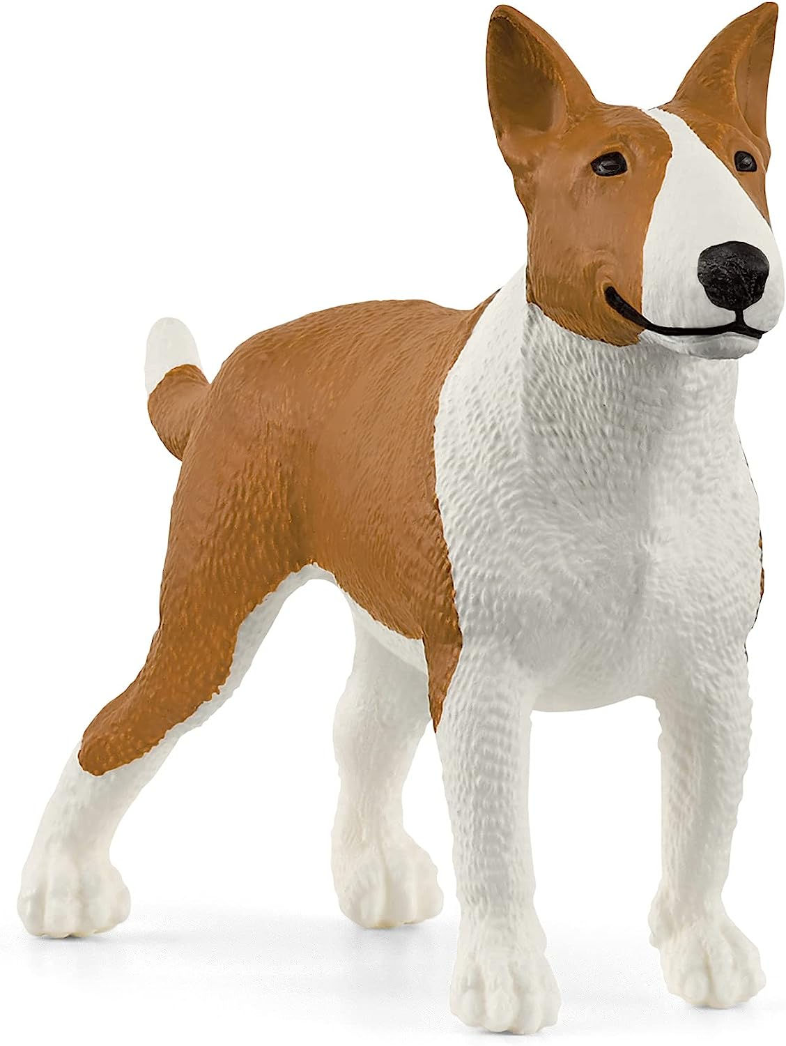 Figura Animales Perro Bull Terrier Pintado A Mano