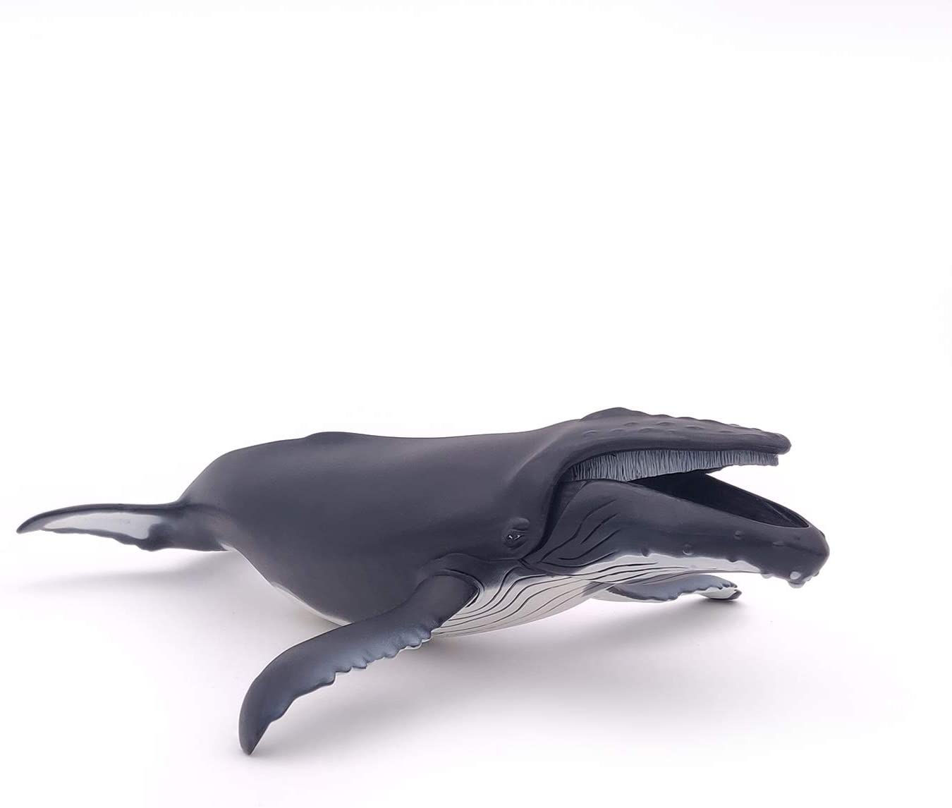 Figura Ballena Jorobada Grande Pintada a Mano papo