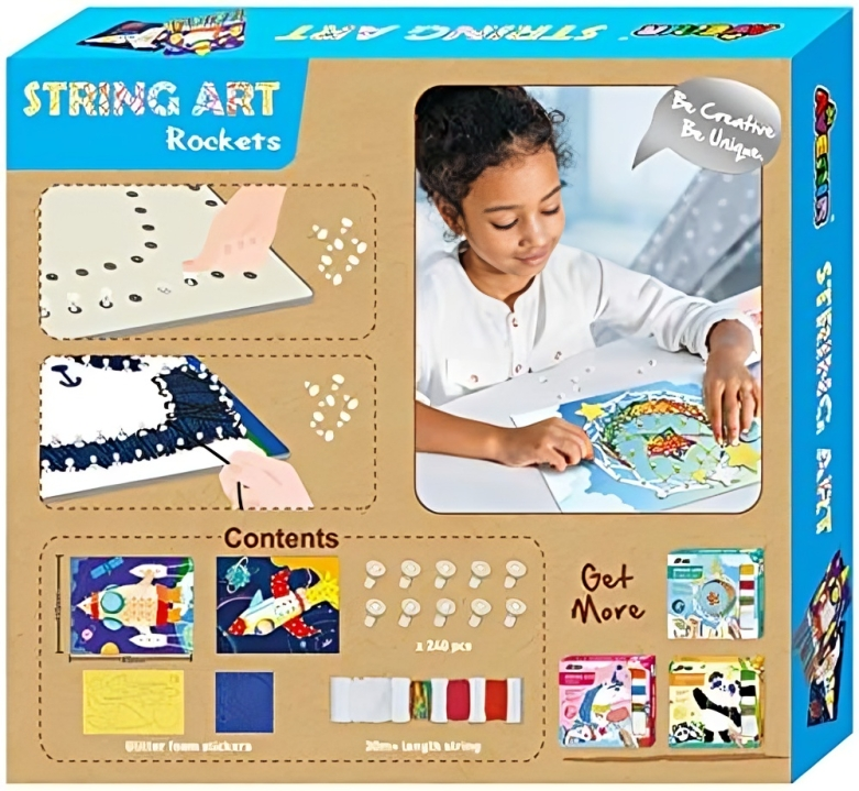 Miniatura: Set Arte Y Diseño Con Hilos El Espacio