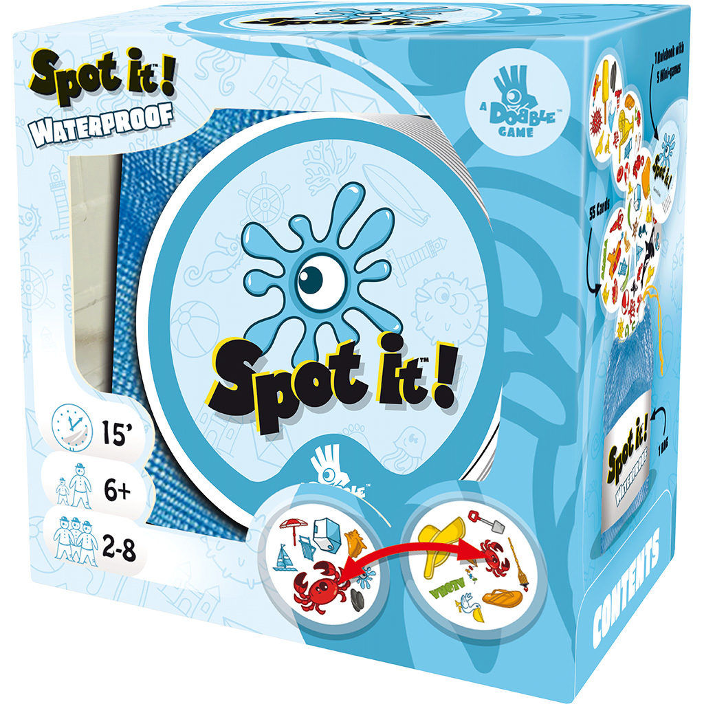 Juego Dobble Spot It 5 en 1 H2O!