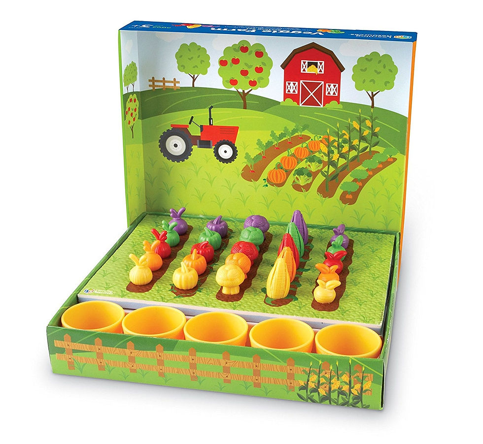 Juego de Clasificación Granja de Vegetales