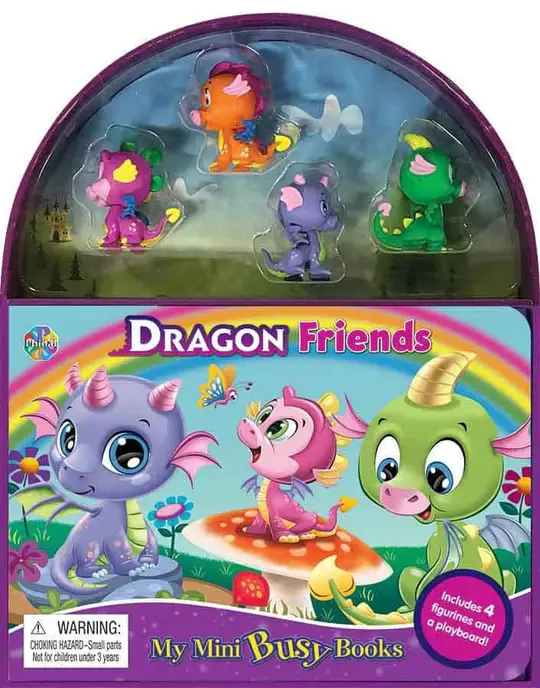Libro y Juego 2 En 1 Animales Dragones