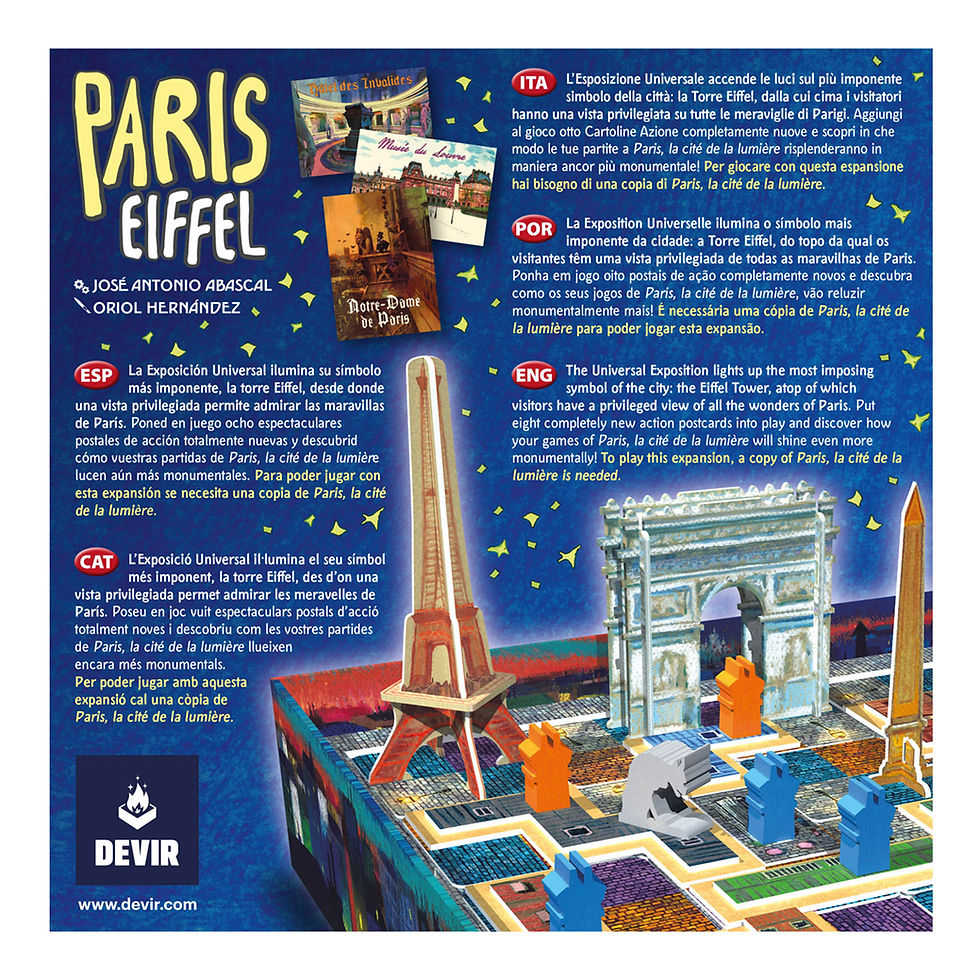 Miniatura: Juego París Expansión Eiffel Para Niños Adultos