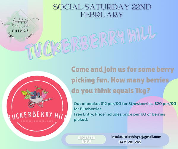 Social Saturday Tuckerberry Hill
