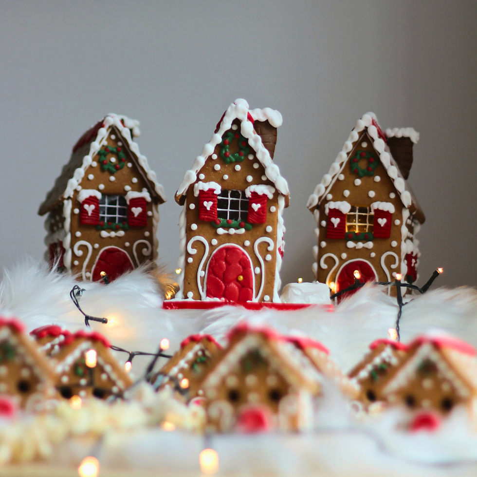 The Fairy Tale Nook gingerbread village with mini houses as well.