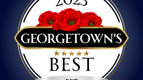 Whiskers Earns Georgetown's Best Award!