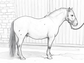 PPID horse drawing